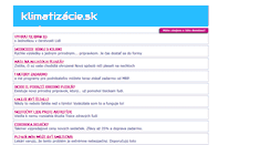 Desktop Screenshot of klimatizacie.sk